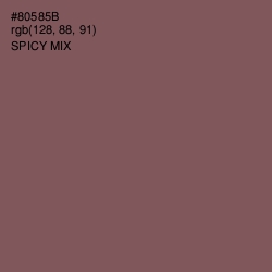 #80585B - Spicy Mix Color Image